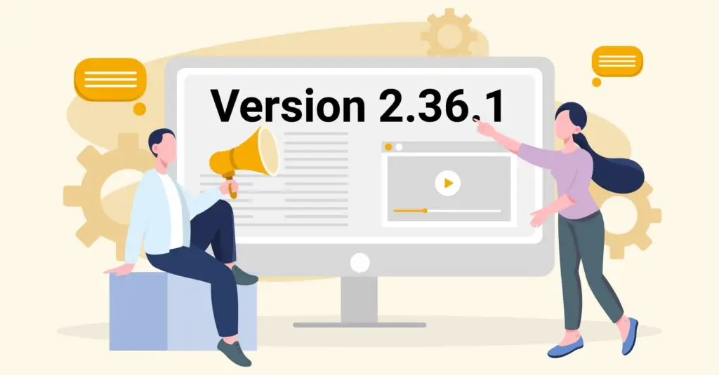 Illustration — Déploiement de la version 2.36.1