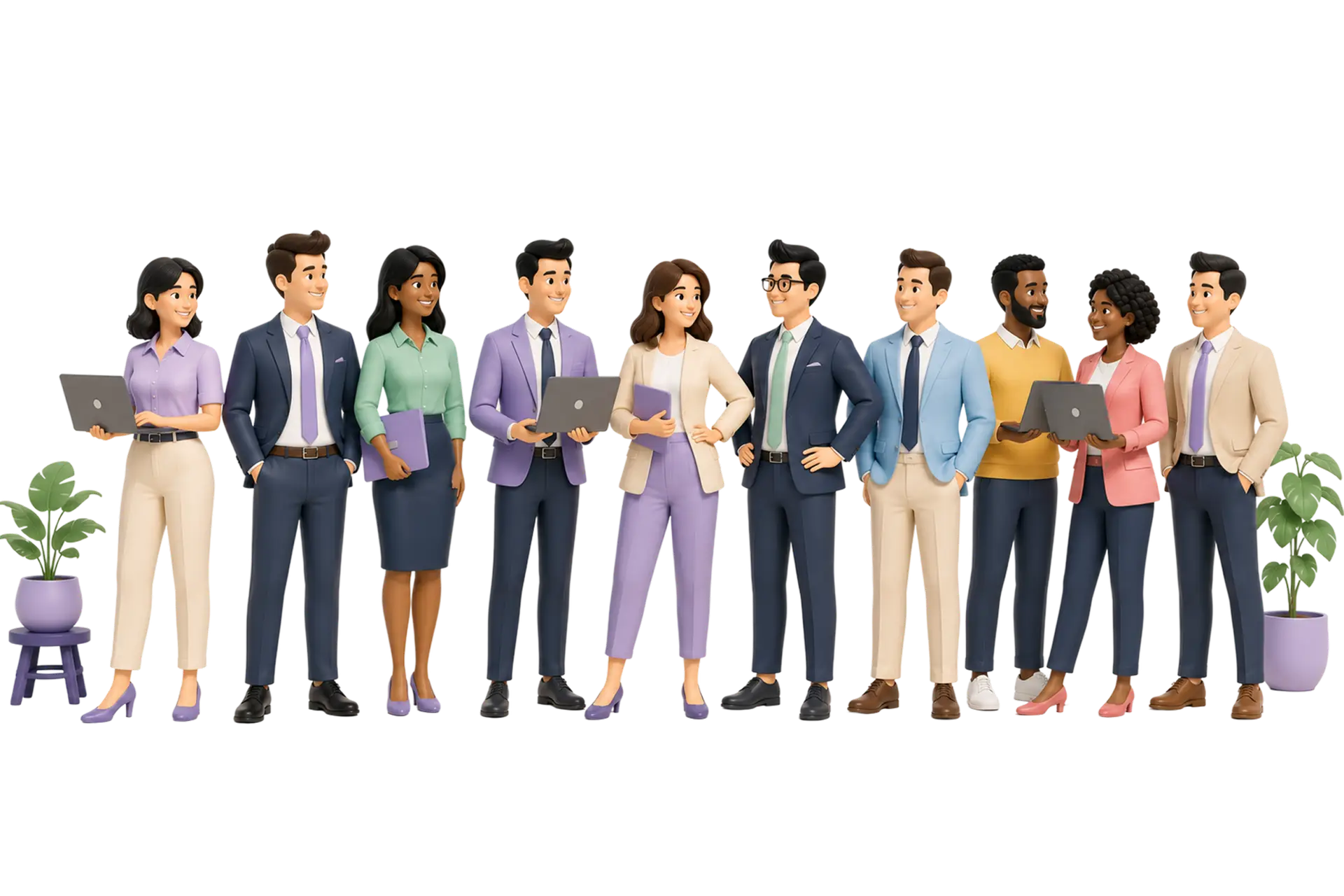 E équipe diversifiée de professionnels, illustrant l'approche de Segic pour simplifier la gestion