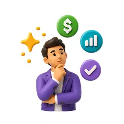 Professionnel entouré de symboles financiers, analytiques et de validation, illustrant la diversité